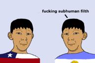 argentina brown_skin chile countrywar fucking_subhuman_filth kuz latino mutt variant:kuzjak // 1051x702 // 67.0KB