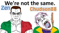 2soyjaks bloodshot_eyes buff chudson88_(namefag) closed_mouth eye flag:brazil flag:italy glasses hair hanging meta:op_is_a_shalala_for_not_adding_a_variant_tag_and_if_you_delete_this_tag_youre_a_subhuman_who_goons_to_'p_mustard meta:tagmme mouth nose op_is_a_mindbroken_shitalian_retard_who_is_obsessed_with_hindubvlls op_is_a_nigger open_mouth subvariant:muscular_chud suicide tongue variant:bernd variant:chudjak zen_(user) // 1280x720 // 483.5KB