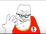 aryan beard blond evil eyeglasses eyes_like_the_o-o-cean glasses nazism smile syndrome_(the_incredibles) the_incredibles variant:syndromejak // 1080x797 // 179.8KB