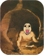 arm barrel brown_skin bug diogenes fire glasses greece hand oh_my_god_she_is_so_attractive open_mouth owl painting philosophy soyjak stubble tongue variant:bernd // 470x599 // 175.8KB