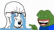 amphibian crying frog laughing meta:ai_generated nas:pepe pepe_the_frog pointing variant:soyak video water // 1280x704, 10.1s // 5.9MB