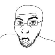 forehead_wrinkles glasses shocked stare variant:jagjak // 1280x1280 // 27.3KB