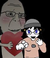 2soyjaks avengers beanie blue_eyes brown_shirt dark glasses hair love soy soylent stubble teeth variant:soytan white_skin wholesome // 438x500 // 58.7KB