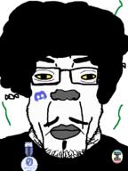 afro biggitybiggityboo clothes discord discord_logo_facial_mark facial_mark fnf_pedo mustache subvariant:chudplier white_skin // 600x800 // 27.2KB