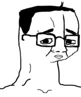 chinless closed_mouth glasses hair lips looking_at_you variant:chudjak // 442x528 // 35.6KB