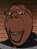 black_skin brick brick_wall george_floyd goatee hoodie series:saint_floyd subvariant:wholesome_soyjak variant:gapejak // 600x800 // 108.7KB