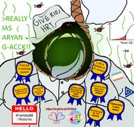 accessory ack animal archive award bad_breath black_skin bloodshot_eyes boylover_symbol bug closed_mouth clothes deformed double_chin ear fat fedora flag:transgender_pride_flag flies fly frog give_kids_hrt glasses hair hanging hat hoops_and_yoyo iq iq_bell_curve jartybug link lips map_(pedophile) meta:accessory meta:nas meta:op_took_a_selfie_of_xerself mutt name_tag namefags noose pedophile pepe red red_eyes retard rope series:muttverse speech_bubble speech_bubble_empty stink_lines stinky subvariant:branigger suit thrembo88_(namefag) tranny trans transgender_flag transparent_background trend:squirreljakking variant:brandon variant:meximutt // 1674x1582 // 1.1MB