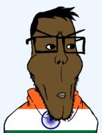 brown_skin chad eyebrows flag:india glasses hair improved india indian jawline lips stubble subvariant:euroaryan variant:markiplier_soyjak // 490x637 // 9.2KB