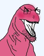 angry glasses moschops open_mouth prehistoric soyjak stubble synapsid variant:unknown // 236x299 // 47.1KB