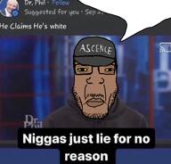 ascence_(user) brown_skin cap closed_mouth clothes dr_phil eyebrows facebook fnf_pedo glasses hat hoodie irl irl_background lie lips looking_at_you meme meta:namefags mustache nose screenshot series:esl_pedo_league shitskin speech_bubble stubble subvariant:chudplier text variant:markiplier_soyjak wrinkles yellow_sclera // 748x717 // 493.2KB