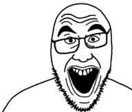 glasses open_mouth soyjak stubble variant:unknown // 616x523 // 11.8KB