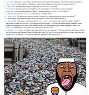 arab award beard brown_skin clothes glasses hat irl_background islam mecca open_mouth soyjak stampede taqiyah text tongue variant:bernd wikipedia // 886x941 // 352.5KB