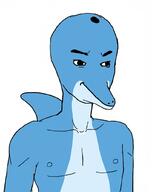 animal anthro chud dolphin fin sea series:animaljaks variant:chudjak // 813x1024 // 149.9KB