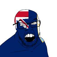 angry anguilla country flag glasses jacksepticeye looking_at_you mustache open_mouth soyjak stubble teeth variant:feraljak youtube // 1500x1500 // 31.4KB