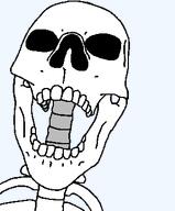 bone open_mouth ribcage series:skeletonjaks skeleton skull soyjak template transparent_background variant:dubbbzjak // 299x360 // 6.7KB