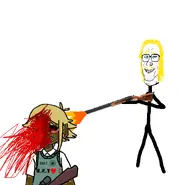 aryan blood bloodshot_eyes gun gunshot omori shotgun stickman variant:mulletjak // 1111x1072 // 379.6KB