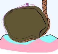 bloodshot_eyes brown_troonjak crying open_mouth rope soyjak suicide tongue transparent_background trend:slopjak variant:bernd // 768x719 // 90.5KB