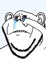 arm bloodshot_eyes crying hand knuckles red_eyes variant:impish_soyak_ears wrinkles // 598x755 // 20.3KB