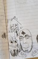 arm bowtie closed_mouth clothes frog glasses hand irl mymy necktie ongezellig pepe redraw smile soyjak spade stubble suit variant:cobson // 1763x2699 // 917.4KB
