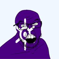 angry flag flag:tokyo_todofuken glasses hair japan looking_at_you mustache open_mouth soyjak stubble teeth todofuken tokyo_todofuken transparent_background variant:feraljak // 1500x1500 // 74.4KB