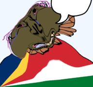 bloodshot_eyes brown_skin brown_troonjak crying flag flag:seychelles open_mouth rope series:coonfags soyjak speech_bubble_empty suicide tongue variant:bernd // 768x719 // 169.9KB