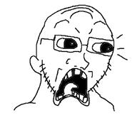 drawing eyes glasses low_quality oekaki open_mouth stubble subvariant:doctos tongue trend:doctos variant:soyak // 667x588 // 24.9KB