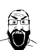1soyjaks angry balding beard eyes glasses mouth_open open_mouth series:fusionjaks subvariant:science_lover teeth template transparent_background variant:markiplier_soyjak white_skin // 600x800 // 13.7KB