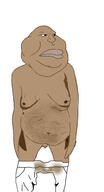 angry arm belly brown_skin chud_(boorufag) chud_(soybooru) closed_mouth clothes countrywar fat gynaecomastia latino meta:pornographic_content mexico nsfw small_penis soyjak variant:meximutt // 1881x3464 // 397.5KB