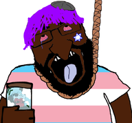 hanging jewish_nose judaism shitskin star_of_david subvariant:science_lover tranny troon variant:markiplier_soyjak // 1463x1353 // 553.9KB