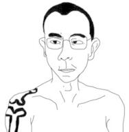 chud closed_mouth ear glasses hair tattoo variant:unknown // 250x255 // 9.7KB