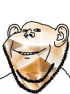 ear gem gem_skin orange smile soyjak stubble topaz variant:impish_soyak_ears // 574x768 // 219.3KB