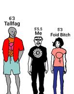 bitch chud chudcel female femoid manlet tallfag // 1020x1280 // 99.5KB