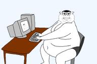 computer ear fat glasses hair keyboard looking_at_you pc smile subvariant:branigger table typing variant:brandon variant:meximutt // 1520x1002 // 81.6KB