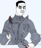 armor chud classical_art_parody facing_front knight nazism variant:chudjak // 1122x1298 // 233.4KB