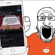 arm award cartoon clothes glasses grand_theft_auto hand holding_object holding_phone iphone karen lisa_simpson memes_(reddit) open_mouth phone r_memes reddit reddit_moment redditard safe_edgy soyjak stubble subvariant:phoneplier subvariant:phoneplier_vertical text the_simpsons tshirt variant:markiplier_soyjak // 680x665 // 356.0KB