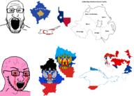 blood bloodshot_eyes country crimea crying donetsk flag flag:crimea flag:donetsk_coat_of_arms flag:kosovo flag:luhansk_coat_of_arms flag:northern_cyprus flag:serbia flag:srpska flag:texas glasses ireland kosovo luhansk map northern_cyprus northern_ireland open_mouth pink_skin republika_srpska serbia soyjak stubble texas text variant:markiplier_soyjak variant:soyak vein // 7444x5316 // 2.9MB