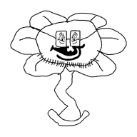 bald eyes petals tooth transparent_background variant:floweyjak variant:vlodson white_skin // 1000x1000 // 30.9KB