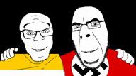 antifa black_and_white celtic_cross communism flag:nazi_germany flag:russian_empire glasses hanging helmet judaism landser_(band) national_socialism nazism plane russia russian_liberation_army sneep stubble tank tree variant:cobson variant:feraljak // 854x480, 94.3s // 37.4MB