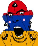 armenia bbc blush ear flag glasses hand nose_piercing nose_ring open_mouth queen_of_spades soyjak stubble subvariant:slutson subvariant:spadeson variant:cobson // 723x861 // 71.4KB