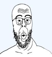 glasses merge open_mouth series:fusionjaks soyjak stubble subvariant:cojak variant:cobbert variant:nojak // 518x565 // 24.6KB