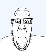 closed_mouth glasses hair neutral soyjak stubble template variant:ppp // 1000x1233 // 24.8KB