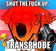 anti_ongezellig background bait bowtie crying deep_fried ear emoticon eyelashes falseflag fuck glowing_eyes gun hair hand holding_object impact_font laughing meme mymy number ok_hand_sign ongezellig open_mouth orange orange_hair pro_ongezellig soyjak stubble text tranny transgender_flag variant:impish_soyak_ears // 952x870 // 147.8KB