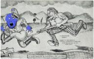 dem boots cattywipe_dem clothes cloud cobsontalks cobsontalks_is_a_stupid_nigger_and_i_hate_him cordson_cheated discord full_body hat mountain open_mouth poster running scared screaming sign subvariant:cobsonTALKS suit uncle_sam variant:cobson // 1654x1039 // 3.7MB