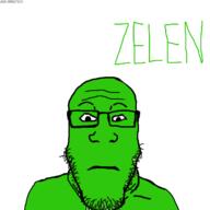 bald closed_mouth glasses green soyjak spergtech stubble subvariant:neutralplier text variant:markiplier_soyjak zelen // 1280x1280 // 325.9KB