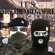 2soyjaks balaclava beret camouflage chud_troon_alliance closed_mouth friendship glasses hair ira ireland irl_background mustache smile soyjak subvariant:chudjak_front text variant:bernd variant:chudjak // 834x834 // 975.8KB