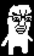 animated arm closed_mouth full_body glasses hair leg loop pixel_art small soyjak tiny variant:chudjak walking // 28x46 // 2.4KB