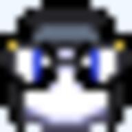 beanie blue_eyes blush glasses hair low_resolution pixel_art variant:soytan // 16x16 // 553