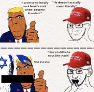 blond blowjob cock crying donald_trump ear flag:israel israel maga maga_hat meta:pornographic_content orange_skin republican suit_and_tie variant:cobson variant:soyak wig // 468x459 // 73.5KB