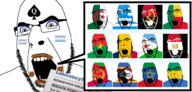 angry bbc country ear flag glasses monkeypox open_mouth queen_of_spades soyjak stubble tattoo tranny variant:cobson // 1500x720 // 748.8KB