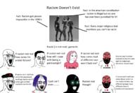 angry beard beret black_skin bloodshot_eyes clothes communism crazed crying daddy's_girl flag gigachad glasses glowing glowing_eyes green_eyes hair hammer_and_sickle hat heart inverted large_eyebrows makeup multiple_soyjaks open_mouth politics purple_hair racism screaming soyjak soyjak_comic star stretched_mouth stubble subvariant:crazed_troonjak subvariant:science_lover subvariant:soyak_(crazed) text thougher tranny variant:chudjak variant:markiplier_soyjak variant:soyak wojak wordswordswords // 2167x1500 // 822.5KB